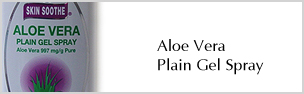 Skin Soothe Aloe Vera Plain Gel Spray
